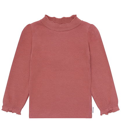 Hust and Claire Blouse - Rib - Amma - Dry Rose
