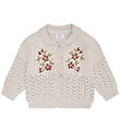 Hust and Claire Cardigan - Strik - Cilja Embroidery - French Oak Hust and Claire Cardigan - Strik - Cilja Embroidery - French Oak