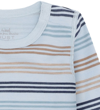 Hust and Claire Body l/æ - Uld/Bambus Viskose - Baloo - Baby Blu