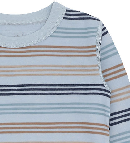 Hust and Claire Bluse - Uld/Bambus Viskose - Abba - Baby Blue