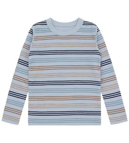 Hust and Claire Bluse - Uld/Bambus Viskose - Abba - Baby Blue