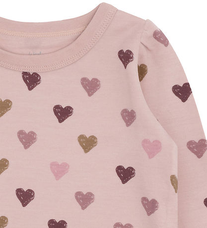Hust and Claire Bluse - Uld/Bambus Viskose - Abba - Adobe Rose
