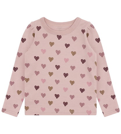 Hust and Claire Bluse - Uld/Bambus Viskose - Abba - Adobe Rose