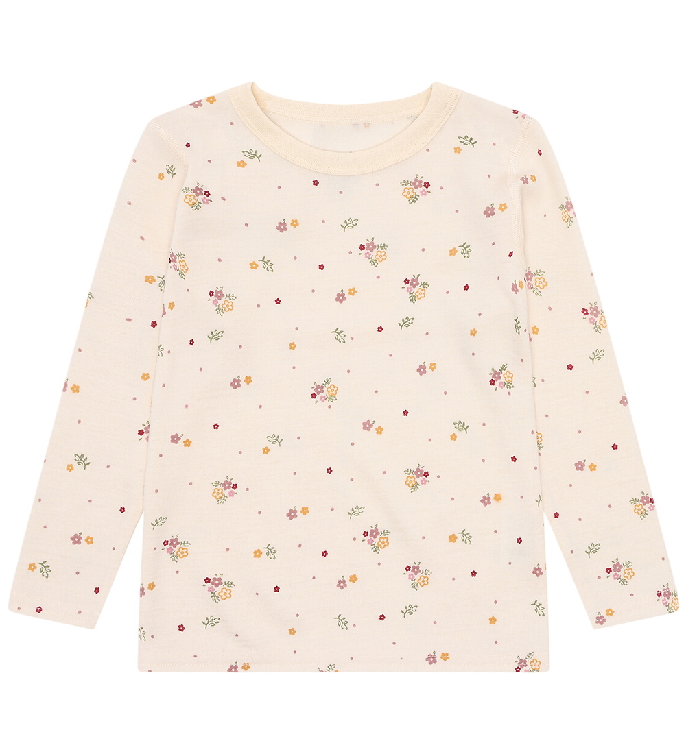 Hust and Claire Bluse - Wolle - HCAwo Flora - Off White - Hust and Claire - 2 Jahre (92) - Blusen
