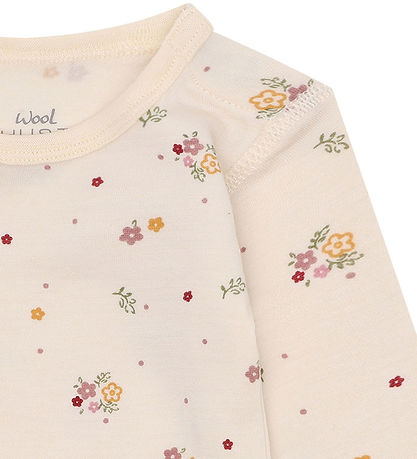 Hust and Claire Body l/æ - Uld - HCBo Flora - Off White
