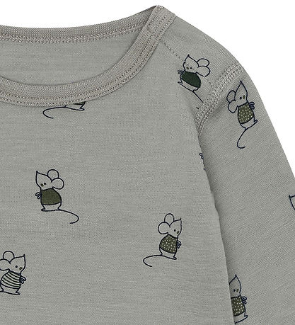 HUst and Claire Body l/æ - Uld - HCBo Mouse - Forest Fog
