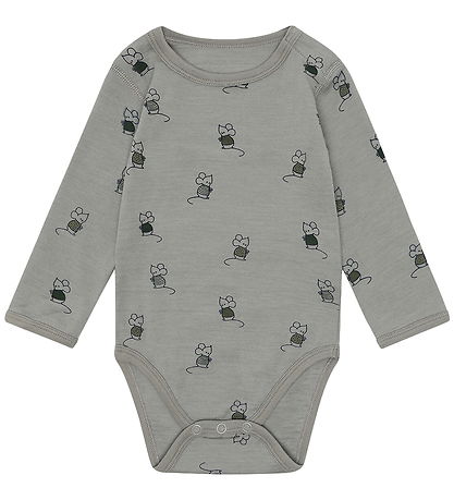 HUst and Claire Body l/æ - Uld - HCBo Mouse - Forest Fog