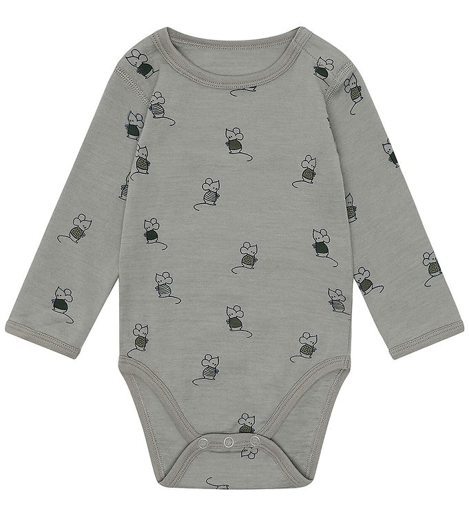 HUst and Claire Body l/æ - Uld - HCBo Mouse - Forest Fog