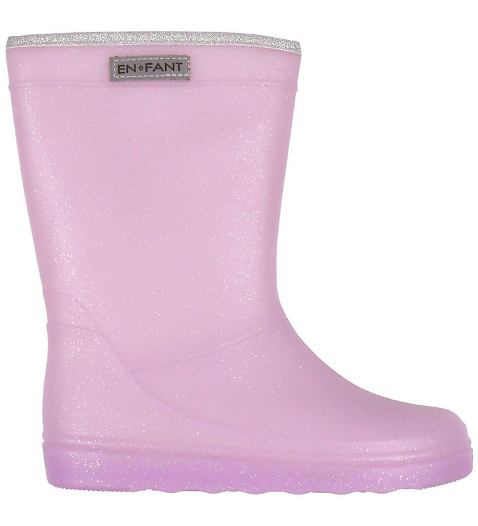 En Fant Termostøvler m. Glimmer - Lavender