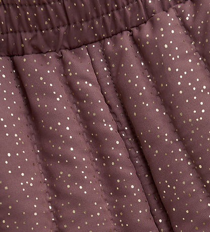 En Fant Termotøj - Rose Taupe m. Flæser/Glitter