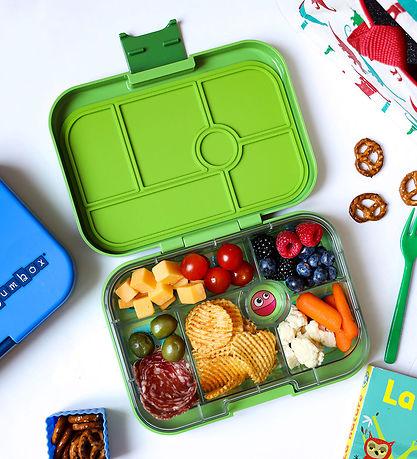Yumbox Madkasse m. 6 Rum - Bento Original - Jurassic Green