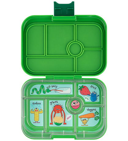 Yumbox Madkasse m. 6 Rum - Bento Original - Jurassic Green