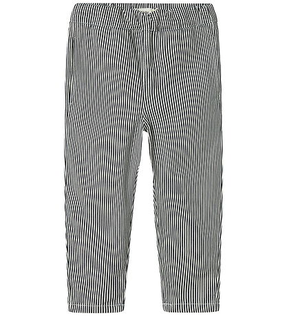 Lil' Atelier Bukser - Loose - NbmKasper - Dark Blue Denim/Hvid