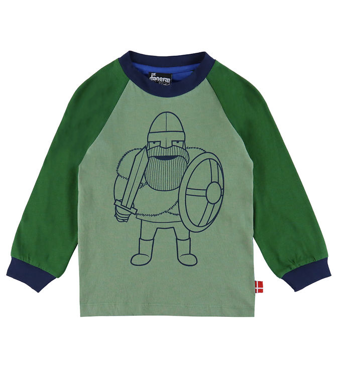 Danefæ Bluse - Danebasic Raglan - Multi 25.2 Ragnar Outline