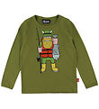Danefæ Bluse - Danebasic - Olive Fiskvik Din Ven Danefæ Bluse - Danebasic - Olive Fiskvik Din Ven