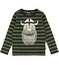 Danefæ Bluse - Danebasic - Dk Navy/Olive Erik Danefæ Bluse - Danebasic - Dk Navy/Olive Erik