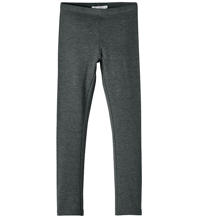 Name It NkfDavina Noos Sweatleggings - Mørk Grå Meleret
