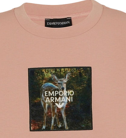 Emporio Armani Bluse - Mahogany Rose m. Print