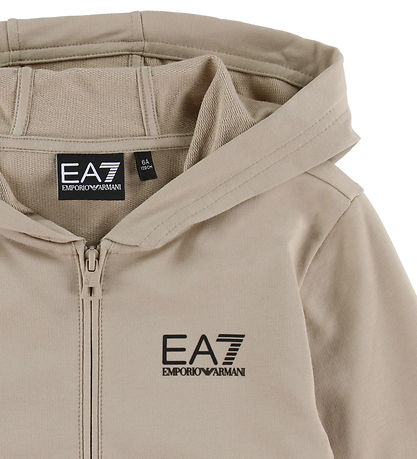EA7 Sweatsæt - Beige/Sort