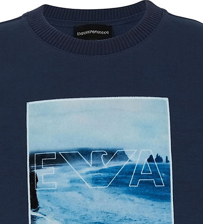 Emporio Armani Bluse - Naval Academy m. Print