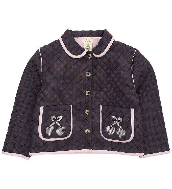 Copenhagen Colors Jakke - Quiltet - Brown/Blue Check