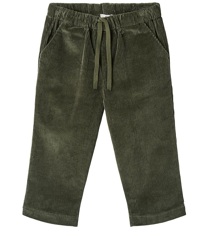 Copenhagen Colors Fløjlsbukser - Mørkegrøn