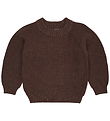 Copenhagen Colors Bluse - Strik - Dark Brown Copenhagen Colors Bluse - Strik - Dark Brown