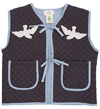 Copenhagen Colors Vest - Quiltet - Brun/Blå Tern Copenhagen Colors Vest - Quiltet - Brun/Blå Tern