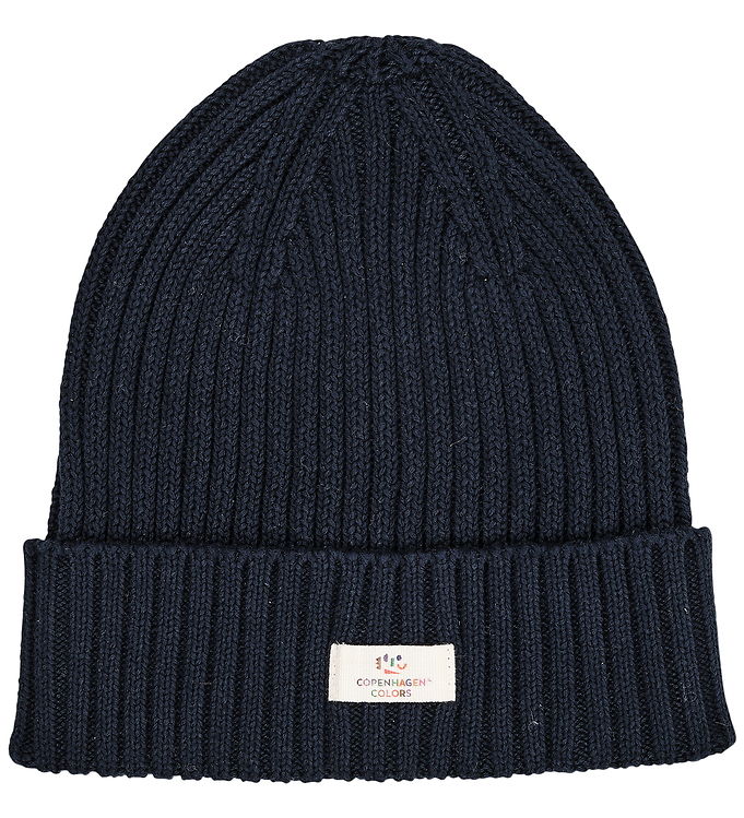 KLASSISK STRIK HUE I BOMULD - NAVY - NAVY / 48-50/9M-3Y