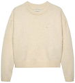 Calvin Klein Bluse - Polyester/Uld - Whitecap Gray Calvin Klein Bluse - Polyester/Uld - Whitecap Gray