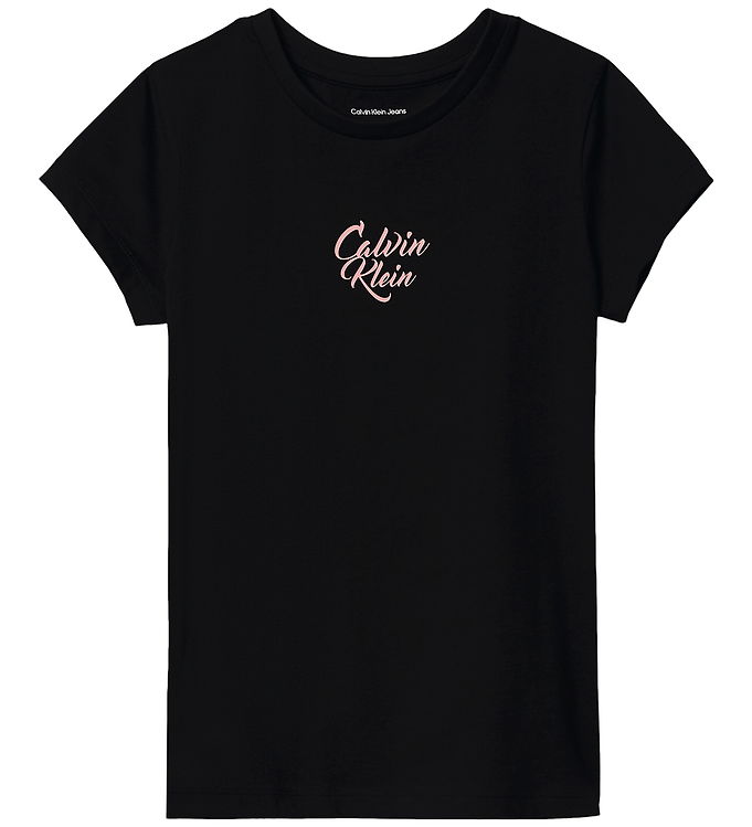 Calvin Klein T-shirt - Script Logo - CK Black