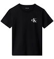 Calvin Klein T-shirt - Chest Monologo - CK Black Calvin Klein T-shirt - Chest Monologo - CK Black
