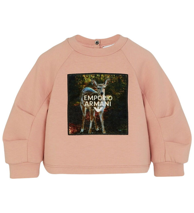 Emporio Armani Bluse - Mahogany Rose m. Print