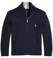 Polo Ralph Lauren Cardigan - Strik - Navy Polo Ralph Lauren Cardigan - Strik - Navy