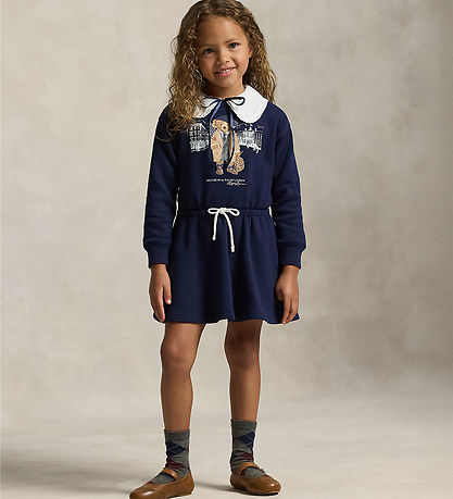 Polo Ralph Lauren Sweatkjole - Refined Navy m. Bamse