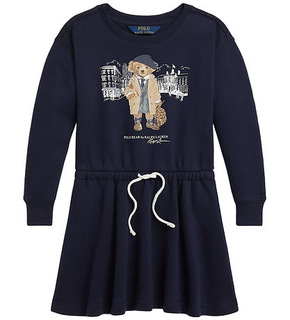Polo Ralph Lauren Sweatkjole - Refined Navy m. Bamse