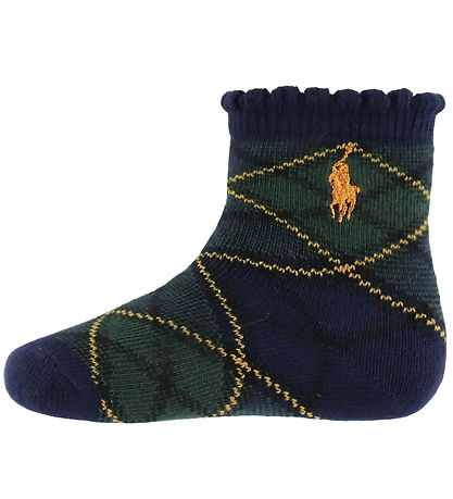 Polo Ralph Lauren Strømper - 3-pak - Hvid/Navy/Brun