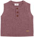 Hust and Claire Vest - Strik - HCEdi Wool Rib Knit - Pale Ma Hust and Claire Vest - Strik - HCEdi Wool Rib Knit - Pale Ma