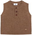 Hust and Claire Vest - Strik - HCEdi - Wool Rib Knit - Coca Moch Hust and Claire Vest - Strik - HCEdi - Wool Rib Knit - Coca Moch