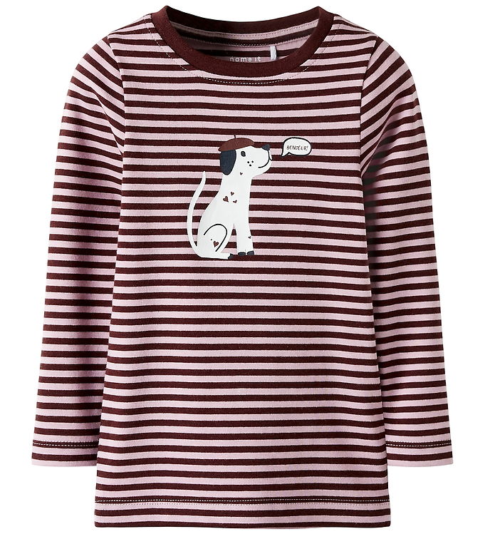 Name It Bluse - NmfKilas - Bleached Mauve/Andorra m. Print