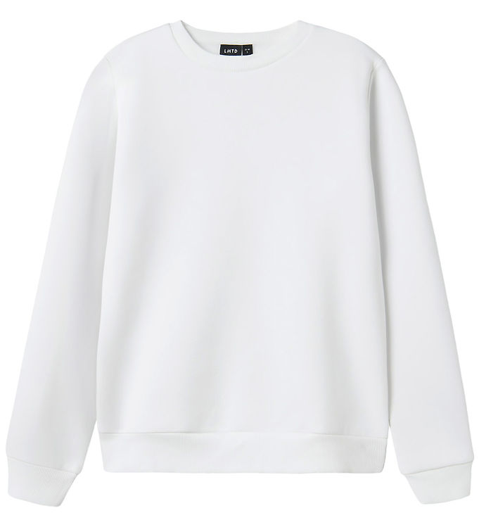 LMTD Sweatshirt - NlmFeelin - Bright White m. Print