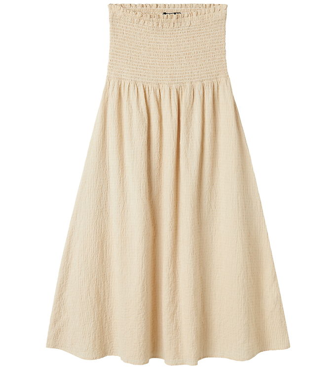 LMTD NlfLilja Nederdel - Turtledove/White Stripes