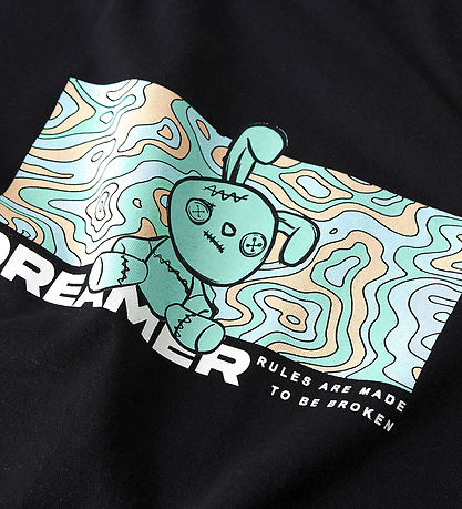 LMTD T-shirt - NlmAnders - Sort m. Print