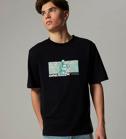 LMTD T-shirt - NlmAnders - Sort m. Print