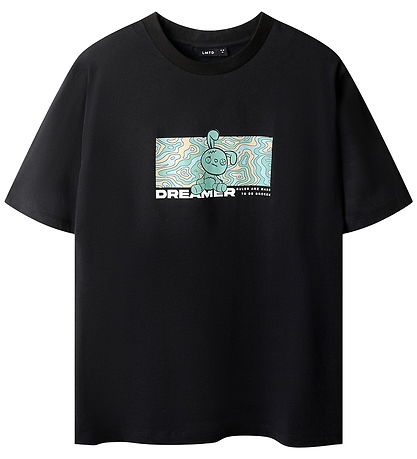 LMTD T-shirt - NlmAnders - Sort m. Print