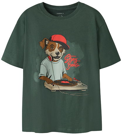 Name It T-shirt - NkmNova - Garden Topiary m. Print