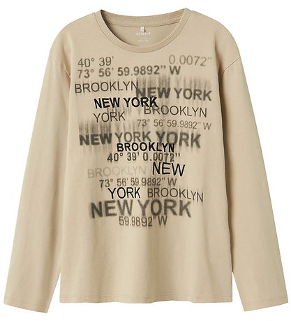 Name It Bluse - NkmNorth - Island Fossil m. Print