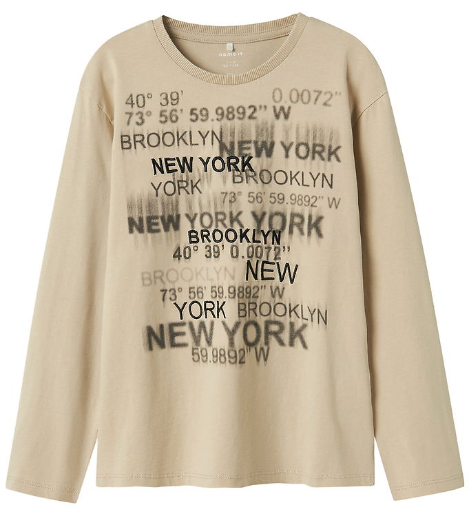 Name It Bluse - NkmNorth - Island Fossil m. Print