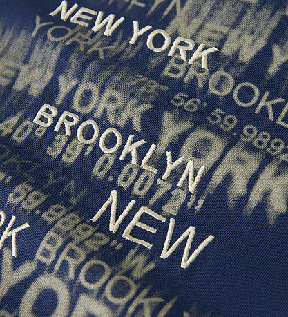 Name It Sweatshirt - NkmNestel - Blueprint m. Print