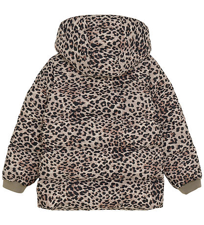 En Fant Dynejakke - Pine Bark m. Leopard